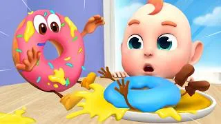 Thumbnail: Learn Colors | Color and Shape Songs for Kids | Ten Donuts | Rosoo Sing Along & Nursery Rhymes