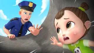 Thumbnail: Don't Play On The Manhole Cover 😯 | Safety Tips for Kids | Rosoo Nursery Rhymes & Kids Songs