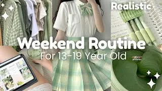 Thumbnail: Productive Weekend Routine For Teens ( 13-19 ) | Fix Your Life Before Monday Hits ✨