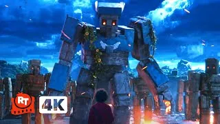 Thumbnail: A Minecraft Movie - Iron Golems Fight Piglins