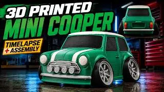 Thumbnail: 3D Printed Tooned Mini Cooper - Print Timelapse and Assembly