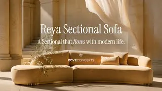 Thumbnail: Reya Sectional Sofa | A Sectional that flows with modern life.