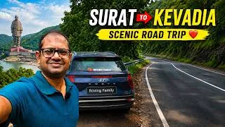 Thumbnail: SURAT ➝ KEVADIA STATUE OF UNITY ❤️ | Scenic Road Trip Through GHATS & JUNGLE