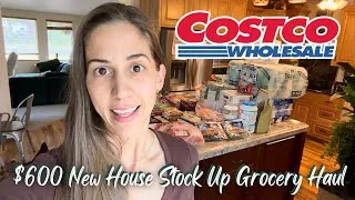 Thumbnail: $600 COSTCO GROCERY HAUL TO STOCK OUR NEW HOUSE! 