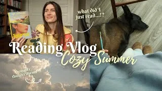 Thumbnail: Cozy summer reading vlog🌻✨📖 *getting my life together, booktok books, nursing chats*