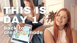 Thumbnail: ✨ REALISTIC day as an artist ✨ Day 1 of becoming the artist I want to be