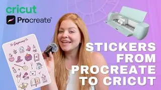 Thumbnail: Draw and Print a Sticker Sheet! Procreate to Cricut Sticker Sheet Tutorial