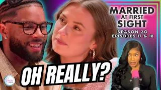 Thumbnail: The DISRESPECT is CRAZY on Married at First Sight Season 20 Episodes 17 & 18 Recap & Review!!