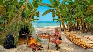 Thumbnail: Wilderness Survival Challenge: Crafting a Reed House and Boat from Nothing