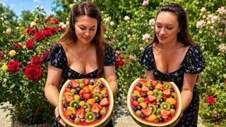 Thumbnail: The Fruitiest Watermelon of the Summer! Baked Salmon with a Unique Dessert