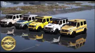 Thumbnail: Mercedes EQG Police, Polizei, Taxi, Civil, ADAC / DIY FiveM - Do it yourself / Badge - Debadge