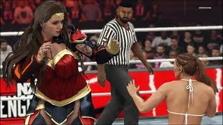 Thumbnail: Ronda Rousey Takes On Rachel Jack in WWE 2K24 SHOWDOWN!