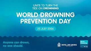 Thumbnail: World Drowning Prevention Day 2026 - Australia