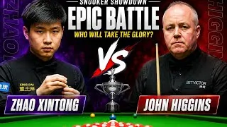 Thumbnail: John Higgins vs Zhao Xintong. The great historic Rivalries. Snooker championship 🏆