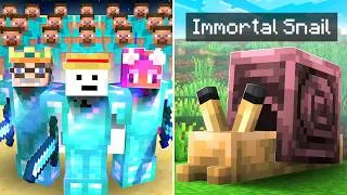 Thumbnail: 100 Players vs The Immortal Snail