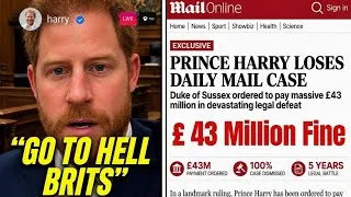 Thumbnail: Harry LOSES EVERYTHING As Daily Mail DEMANDS £43 Million In Legal Bills