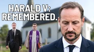 Thumbnail: King Haakon VIII and his family attend Asker Church to Remember King Harald V 