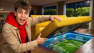 Thumbnail: I Built a SECRET Soccer Field in My Room and More Hidden Spaces | The Royalty Family