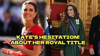 Thumbnail: Princess Kate’s PRIVATE RESERVATIONS About Princess Diana’s Title Exposed!