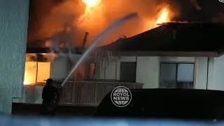 Thumbnail: Domestic Violence Barricade Ends in Deadly Fire During LAPD SWAT Standoff in Woodland Hills LAFD 