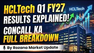 Thumbnail: HCLTech Q1 FY27 Results Explained: Concall Ka Full Breakdown