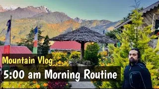 Thumbnail: My Morning Routine for Mindfulness & Growth | Life In the mountain | Solo travelling #spirituality