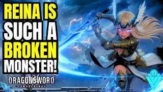 Thumbnail: Dragonsword Awakening Reina Endgame GOD Tier Build Guide!