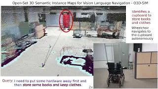 Thumbnail: Open Set 3D Semantic Instance Maps for Vision Language Navigation    O3D SIM