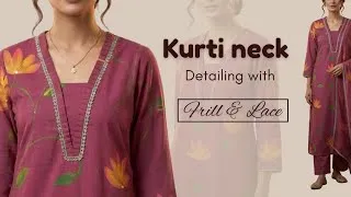 Thumbnail: How to sew Perfect Frill neck || neck design sewing tutorial