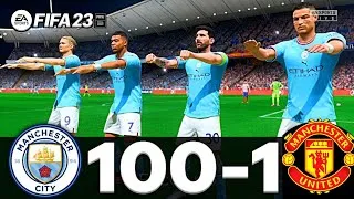 Thumbnail: FIFA 23 - MESSI RONALDO NEYMAR & MBAPPE | ALL STARS |  AL NASSR 100 - 0 MANCHESTER UNITED