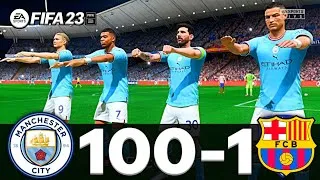 Thumbnail: FIFA 23 - MESSI RONALDO NEYMAR & MBAPPE | ALL STARS |  AL NASSR 100 - 0 MANCHESTER UNITED