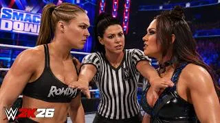 Thumbnail: Ronda Rousey vs Skye Blue — This Fight Got WAY Too Personal! 😱 | WWE 2K26 Gameplay