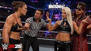 Thumbnail: The Miz Manages Maryse Against Ronda Rousey! 💥 | WWE 2K26 Gameplay