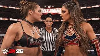 Thumbnail: Ronda Rousey vs Britt Baker – INSANE Dream Match Showdown! 🔥 | WWE 2K26