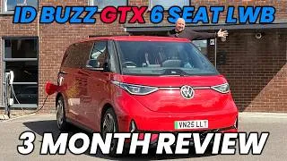Thumbnail: VW ID BUZZ GTX LWB 3 month review - Whats it like to live with in the real world? Pros, Cons & Range