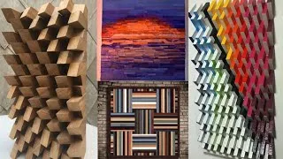 Thumbnail: Abstract Reclaimed Wood Mosaic Ideas for Your Home