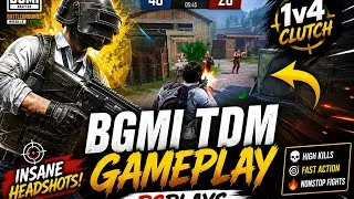 Thumbnail: 🔥 BGMI TDM GAMEPLAY | INSANE CLUTCH & CRAZY HEADSHOTS 😱🔥 | RSPLAYS