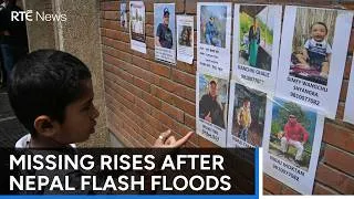 Thumbnail: Over 2,400 people missing after deadly Nepal, China flash floods | RTÉ News