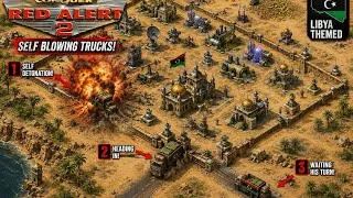 Thumbnail: C&C Red alert 2 - Kept attacking with demolition truck and blew up his base
