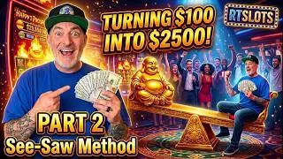 Thumbnail: I Almost Missed My Slot Tournament! | $100 See-Saw Session Gets OUT OF CONTROL!