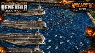 Thumbnail: 🚢💥 BS Horde + USA Aircraft Carrier = TOTAL DESTRUCTION! | Apocalyptic Mod 2026  - Generals Zero Hour