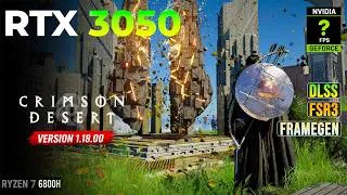 Thumbnail: Crimson Desert (v1.18.00) | RTX 3050 4GB | Ryzen 7 6800H | Multi Settings Gametest !