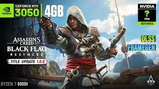 Thumbnail: AC Black Flag Resynced Update 1.0.6 | RTX 3050 4GB | Ryzen 7 6800H | Multi Settings Gametest !