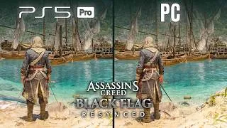 Thumbnail: AC Black Flag Resynced | PS5 Pro vs PC |  Graphics Comparison #ubisoftpartner #ad