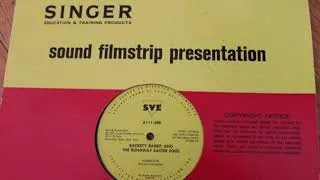 Thumbnail: Rackety Rabbit and the Runaway Easter Eggs -Singer - SVE - Filmstrip Record - Donald Gallagher