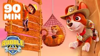 Thumbnail: PAW Patrol's Wildest Jungle Rescues! 🌴🐾 | 90 Minutes | Rubble & Crew