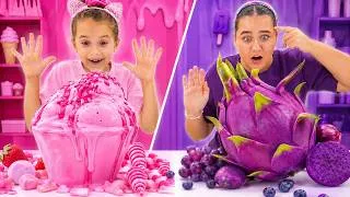 Thumbnail: Ruby and Bonnie PINK vs PURPLE, School Supplies & More