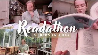 Thumbnail: I read 5 books in a day (readathon)