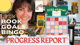 Thumbnail: Mid-Year Reading Check-In | My Book Bingo Progress Report | Can I meet my bookish goals?