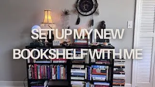Thumbnail: New Bookshelf Setup! | Bookshelf tour, talking about my collection, help me set up!